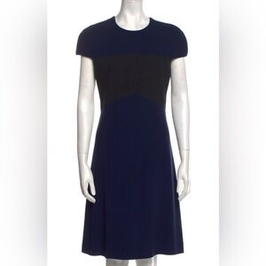 Narciso Rodriguez Colorblock Pattern Knee-Length Dress Size 6/IT 42